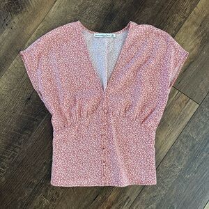 Abercrombie floral blouse